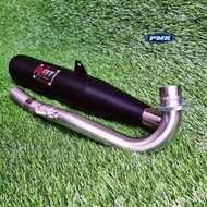4-Valve Exhaust Pipe 57 Mm Ball Black End