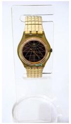 SWATCH 瑞士錶* 太陽能功能*地球錶盤設計*編織圖紋彈性錶帶*收藏品出清