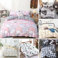 100% Cotton Single Size 3 in 1 Comforter Set Cadar Comforter Set Cadar Single Selimut Comforter Set Single Bedsheet