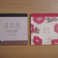 臘腸狗便條本組 Memo Pad_COFFEE TIME+TSUBAKI 無黏性