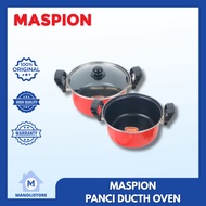Maspion Dutch Oven Pan 18 20 cm Glass Lid | Non-Stick Multipurpose Vegetable Pan - FM
