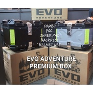 TOP BOX ALUMINIUM 35L 45L 55L PREMIUM  BOX EVO ADVENTURE