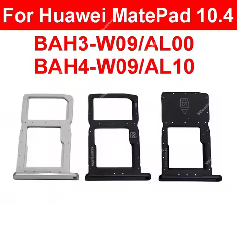 Sim Card Tray For Huawei MatePad 10.4" BAH3-W09 BAH3-AL00 BAH4-W09 BAH4-AL10 SIM Card Tray Slot SIM 