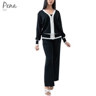 Pena house ชุดเซตนิตแวร์ (Knitwear)เสื้อและกางเกงขายาว PWLW112305