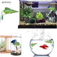 godziyiju Artificial Aquatic Plant Aquarium Landscaping, Artificial Betta Fish Leaves, Resting Leave