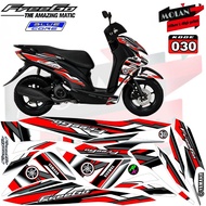 Decal Sticker Striping Variasi SEMI Fullbody Freego 125 - Decal Freego - Lis Freego - Striping Freeg