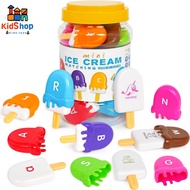 Alphabet Learning Toys ABC ice cream toys abc toys alphabet toy mainan abc kanak kanak mainan aiskr