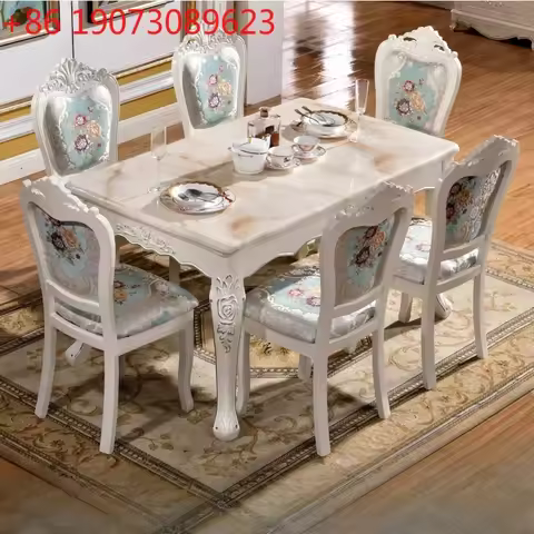 Nordic Unique Modern Dining Table Kitchen Chairs Set Restaurant Dining