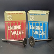 Dokuro Engine Valve Set Fits Isuzu 4BA1 4BC2 4BE1 (4 pcs intake, 4 pcs exhaust)