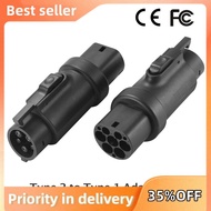 IEC62196 Type 2 to SAE J1772 Type 1 EV Adapter Charging Convertor 250V 32A Type2 to Type1 Charger Co