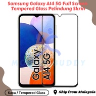 <Keli>MB Samsung Galaxy A14 5G Clear Full Screen Tempered Glass Screen Protector