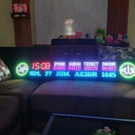 jam digital masjid rgb 140x20cm jam masjid jadwal sholat #jammasjid #jamrunningtext #jamdigital