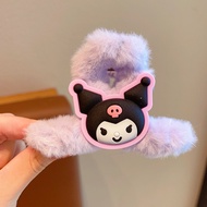 ใหม่ Sanrio กิ๊บติดผมแสนน่ารักตุ๊กตาที่หนีบผมปากปลาฉลามแฟชั่น Kuromi อบเชยของขวัญเครื่องประดับผม