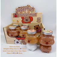 Capybara slime cute rainbow slime fluffy slime