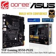 ASUS TUF GAMING B550-PLUS AM4 GAMING MOTHERBOARD COMBO PROCESSOR AMD AM4 RYZEN 5 5500 / AMD AM4 RYZE
