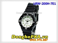 Đồng hồ Casio Nữ Dây Nhựa LRW-200H-7E1VDF (Đen).