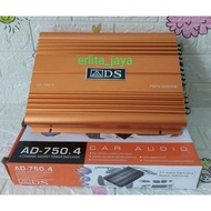 Power amplifier car audio ADS AD-750.4channel mosfet