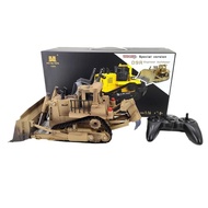 JDD[Fast Delivery][Original Available]Huina Delin D9R Desert Yellow Engineer Bulldozer 1:18 Scale Re