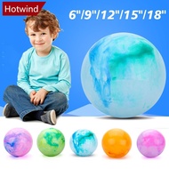 HOTWIND Inflatable Soft Ball Children Game Bouncing Balls Kids Entertainment Play Portable Rainbow B
