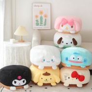 Sanrio 毛絨 公仔 坐墊 椅子 座墊 Pochacco Kuromi Melody Hello Kitty Little Twin Star Cinnamoroll XO 企鵝山姆 Tuxedo