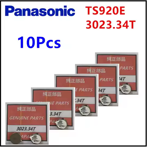 10Pcs Panasonic TS920E 3023.34T TS-920E 3023-34T Kinetic Energy Rechargeable Battery for Seiko Watch