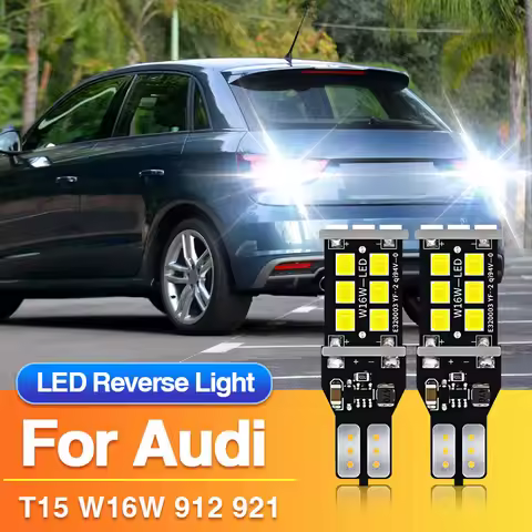 4PCS T15 LED Reverse Light W16W 921 912 Backup Lamps for Audi Q5/A1 8X/A3 8P/A4 B8 B9/A5/A6 C6 C7/A8