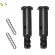 LIZMOMO 2Pcs/Set RC Front Wheel Axle, High Strength RC Upgrades Parts RC Car Wheel Shaft, 23mm Black