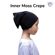 Inner MossCrepe Kids / inner budak/ inner sekolah/ anak tudung/skaf