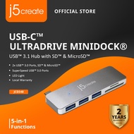 J5CREATE JCD348 Ultra Drive USB Type-C 5-In-1