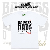 Dudli Graphic Tees | BOD - Club - Lit - Artwork Casual/Streetwear Daddy/Father White T-shirt