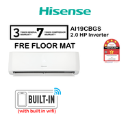 (SEDA) Hisense 2.0HP Air Cond (CBGS) Inverter AI19CBGS / KAGS AI20KAG Air Conditioner R32 (FREE FLOO