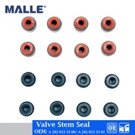 16 PCS Engine Valve Stem Oil Seal For Mercedes-Benz M282 1.3T W177 W247 C118 X118 H247 Car Accessori