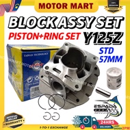 YAMAHA 125Z 125ZR Y125Z Y125ZR BLOCK BLOK RACING CYLINDER 57MM ESPADA UMA ARATA Y125 Z Y125Z RACING BLOCK SET ASSY 57MM