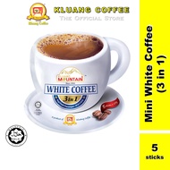 Kluang Mountain Cap Televisyen Mini White Coffee 3 in 1 (5 sticks x 1 pack) Instant Coffee Door