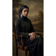 Premium Malika Hand Beaded Outerwear Abaya