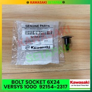 KAWASAKI [READY STOCK] ORIGINAL SPARE PART BOLT SOCKET 6X24 VERSYS 1000 92154-2317