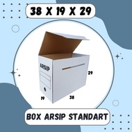 Standard Print Archive Box 38x19x29 White Archive File Cardboard Packing Plain/Arsip/File/filebox/ar