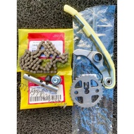 Complete Set Of Cam Chains 90 88 Honda Wave 110i 125 WIN100 With Rolling Rubber Press Chain Tensione