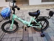 實拍相一16吋528元 另 12吋（約7kg）兒童單車折疊單車  包安裝好／包送貨  另加20裝水壺架+30裝後架  /另12吋428元／14寸（約7.5kg）478元／16寸528元（約7.9kg〉／18寸（約8.3kg）578元／元20寸（約9kg）628元 bbcwpbike bike