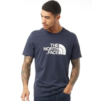 Baju Kaos THE NORTH FACE Tshirt Combed 30s Sablon Polyflex NAVY BLUE