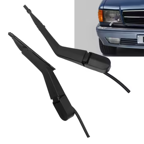 1 Pair Car Headlight Wipers Arms A1268204544 Wear Resistant Headlamp Wiper Replacement for Mercedes-