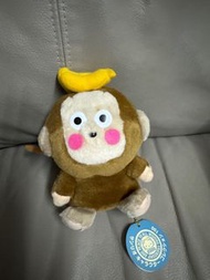 全新Sanrio monkichi 馬騮仔2000年 公仔未剪牌