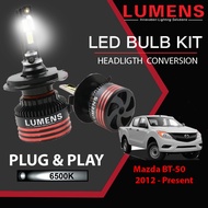 Mazda BT-50 Mk3 Year 2012 - Present- LUMENS Car Lighting 6500K 12V/24V 76W 5000LM LED Headlight (1 P