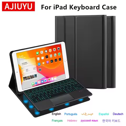 Magic Keyboard For iPad Air 4 Case Air 5 2022 Cover 2018 9.7 air 2/1 Air 3 Pro 10.5 11 Ipad 10.2 7/8
