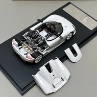 RM 1/64 Koenigsegg CC850 White Alloy Diecast Car Model Toy Birthday Gift