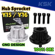 TAIKOM HUB SPROCKET Y15ZR Y16ZR LC135 5S HUB SPROCKET CNC SPOKET HUB CLUTCH Y15 Y16 LC5S LC 135 HUB 