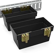 Fhome 2 Pack Heavy Duty E-Track Basket for E-Track Systems, Trailer Organizing Storage Pail,Organiza