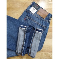 Levi's 501-3656 Original selvedge Premium Denim Big E (Red Edge) Made in Vietnam Non-Stretch Fabric 