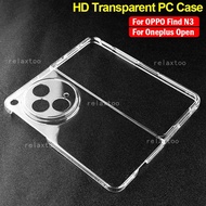 HD Transparent Casing For Oppo Find N3 5G N3 Flip N3Flip FindN3 Flip FindN3Flip 5G PHT110 CPH2519 Ul