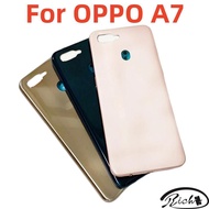 100% New Battery Back Rear Cover Door Housing For OPPO A7 a7 Battery Back Cover For OPPO A 7 Repair 